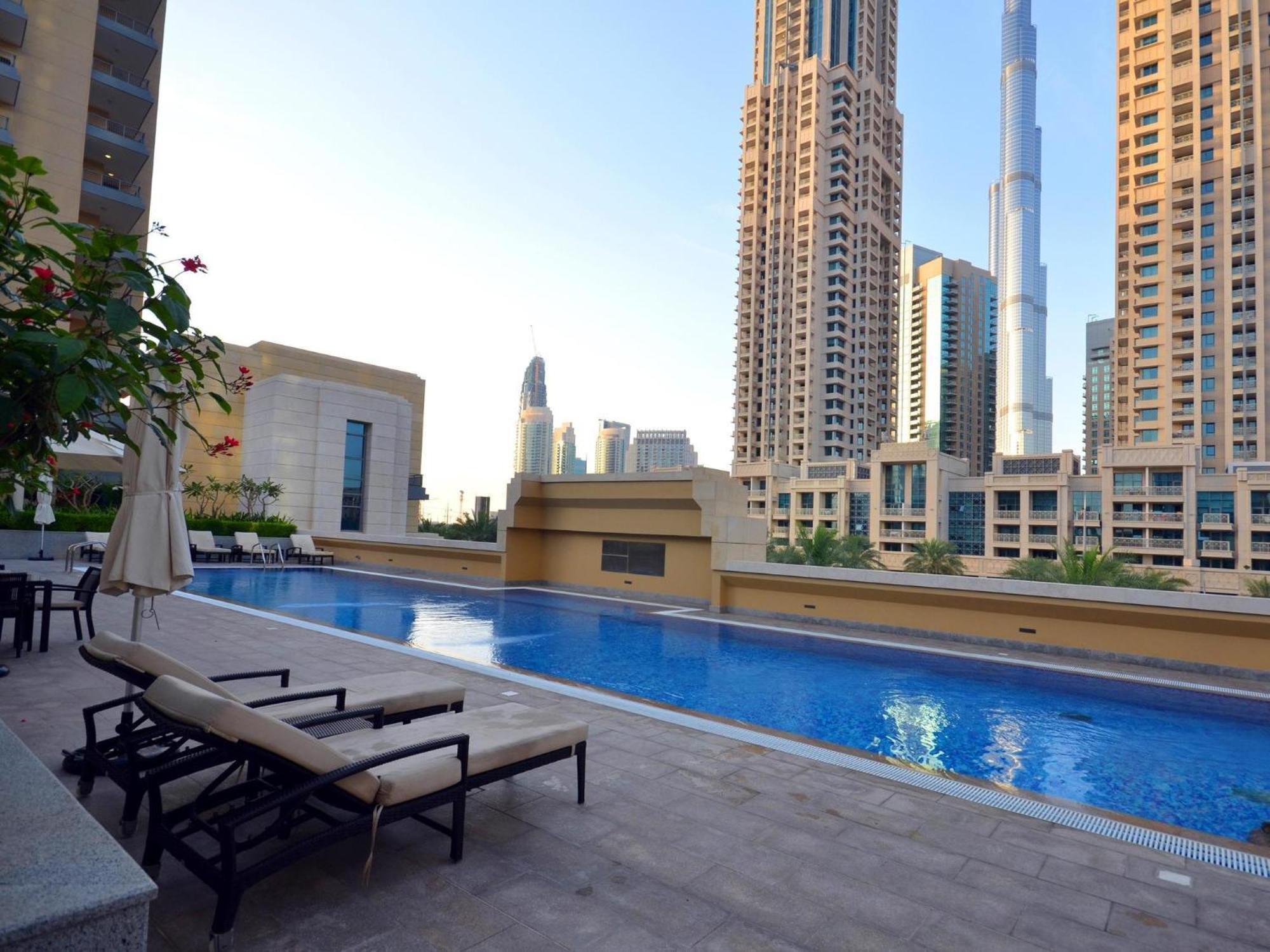ドバイLux 1Br 2 Min To Burj Khalifaアパートメント エクステリア 写真